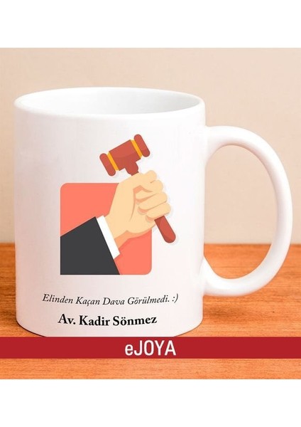 Kişiye Özel Mesajlı Avukat Kupa Bardak 79952