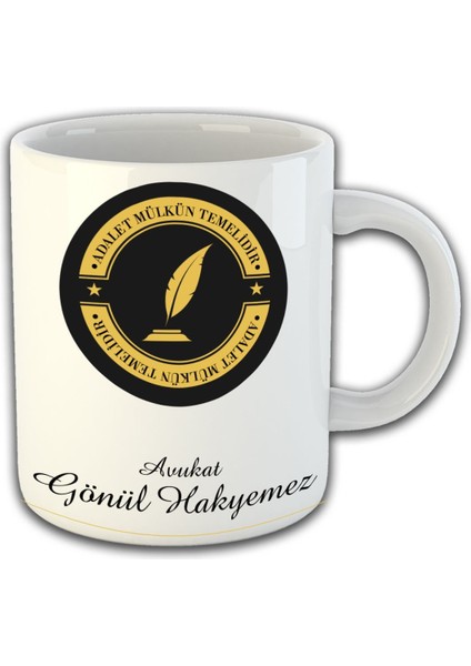 Kişiye Özel Avukat Temalı Kupa Bardak 81449