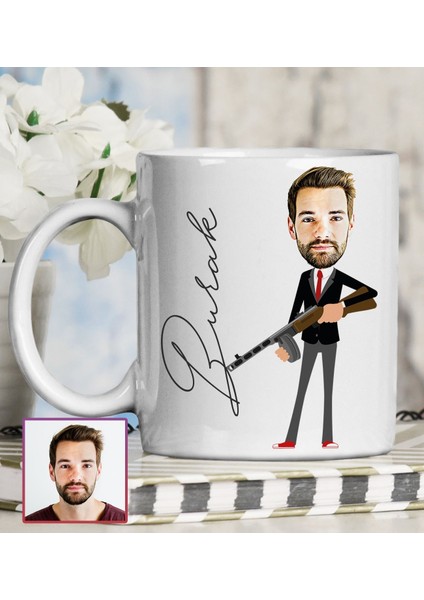 Kişiye Özel Karikatür Tasarım Kupa Bardak 95787