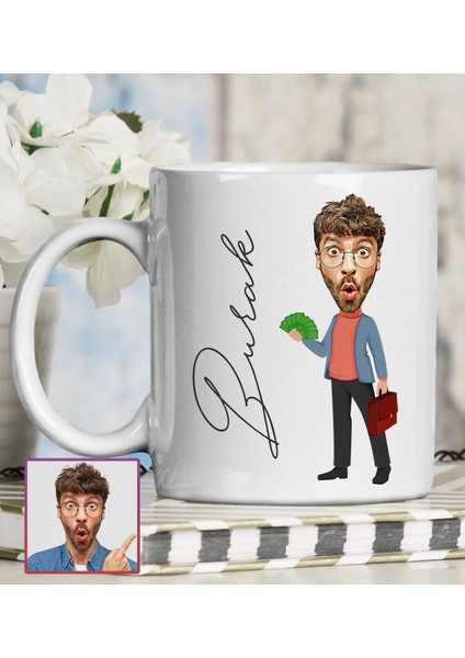 Kişiye Özel Karikatür Tasarım Kupa Bardak 95679