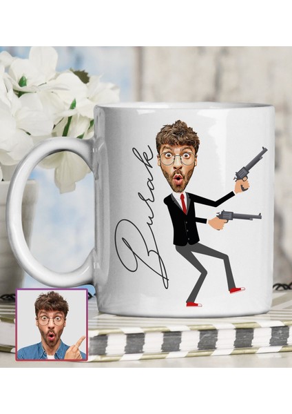 Kişiye Özel Karikatür Tasarım Kupa Bardak 95791