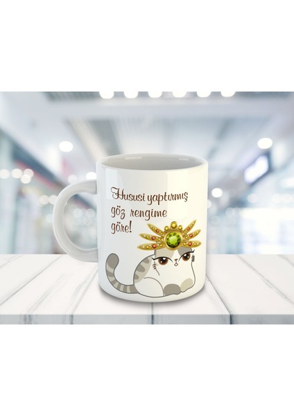 Hususi Yaptırmış Göz Rengine Göre Kupa Bardak 81517