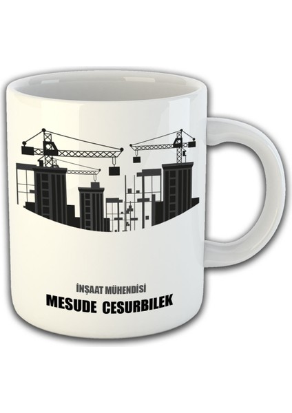 Kişiye Özel Inşaat Mühendisi Temalı Kupa Bardak 81453