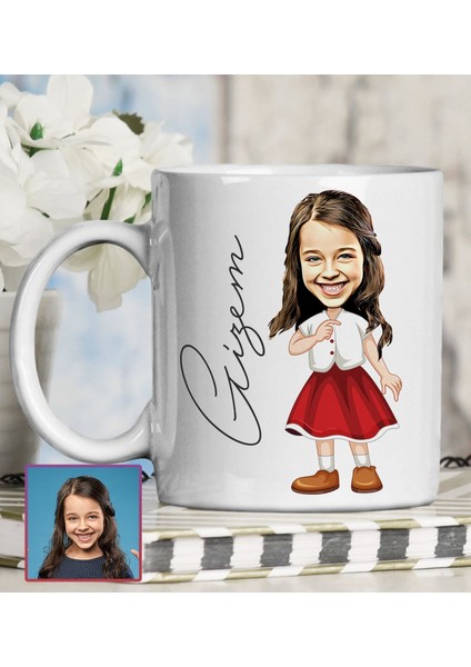 Kişiye Özel Karikatür Tasarım Kupa Bardak 95808