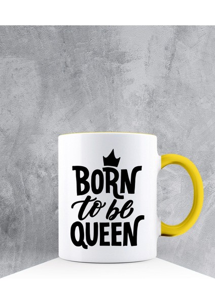 Özel Tasarım Sarı Kulplu Kupa Bardak 87449