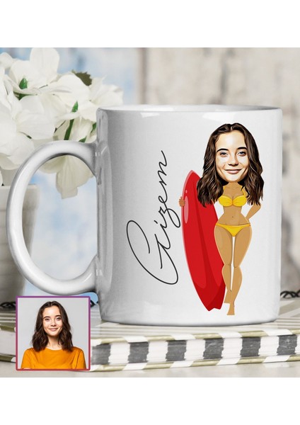 Kişiye Özel Karikatür Tasarım Kupa Bardak 95784