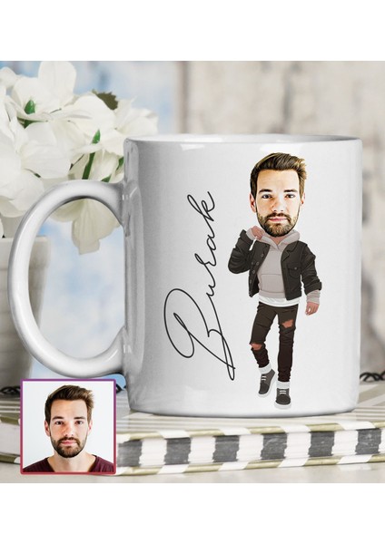 Kişiye Özel Karikatür Tasarım Kupa Bardak 95659