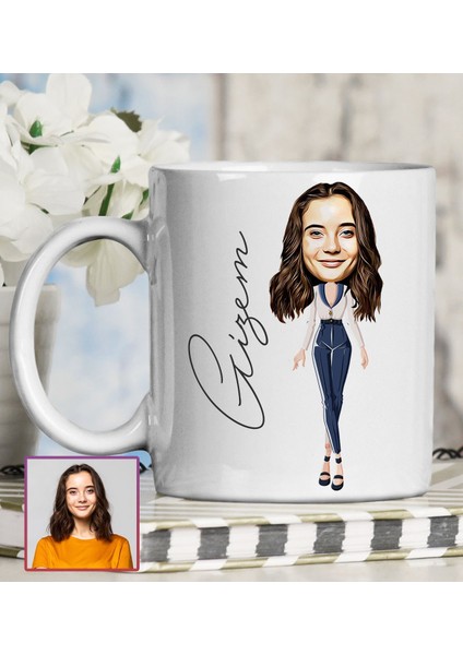 Kişiye Özel Karikatür Tasarım Kupa Bardak 95718