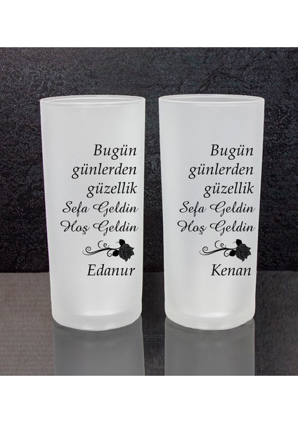 Kişiye Özel 2'li Rakı Bardağı 111474