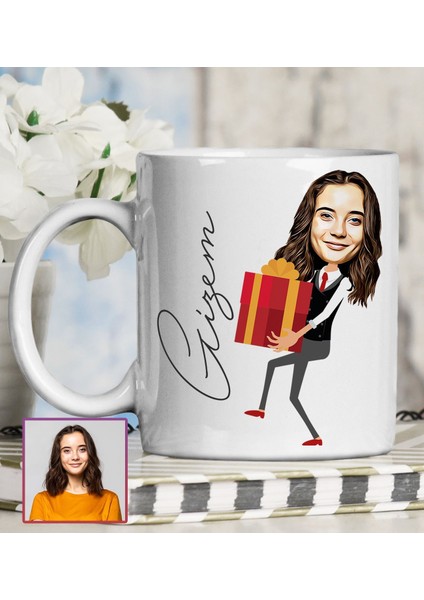 Kişiye Özel Karikatür Tasarım Kupa Bardak 95764