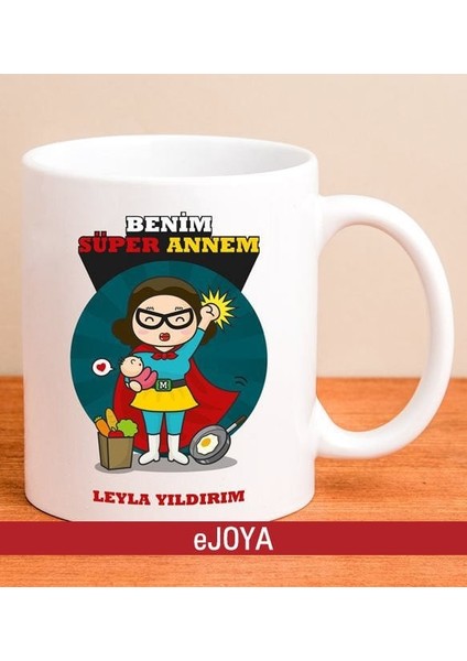 Kişiye Özel Süper Anne Kupa Bardak 79997