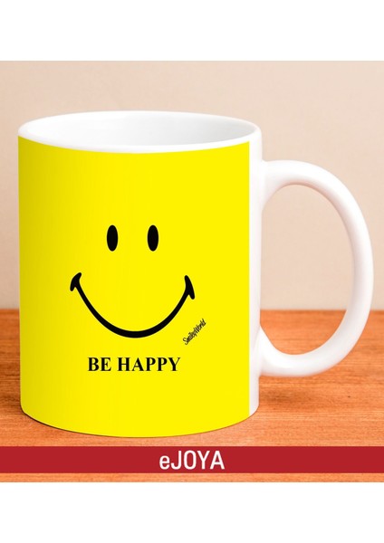 Kişiye Özel Mesajlı Gülen Yüz Kupa Bardak 80132