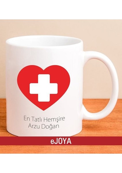 Kişiye Özel En Tatlı Hemşire Kupa Bardak 80111
