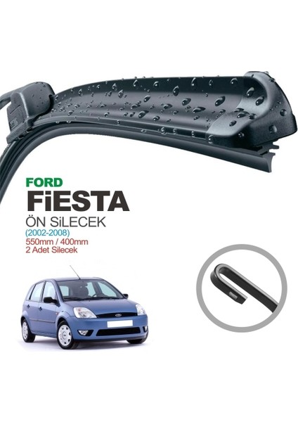 Fiesta Fusion Ecosport Ranger 2002 Silecek Süpürgesi Ön Takım (Takım) (Oem No:2S6J S17528 Aa)