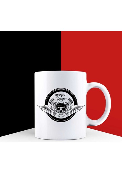 Kişiye Özel Kurukafa Kupa Bardak 85716