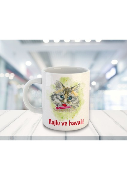 Rujlu ve Havalı Temalı Kupa Bardak 81518