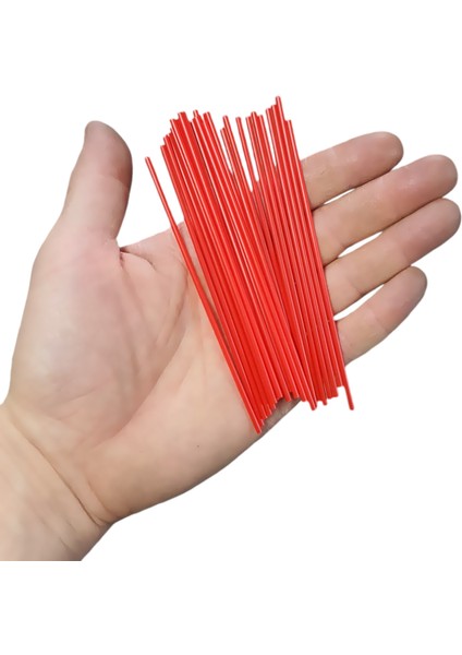 Delikli Lolipop Şeker Parti Çubuğu Pipet 2MMX115MM Ince Esnek Boru Kamış Çubuk -100 Lü Paket fiyatları