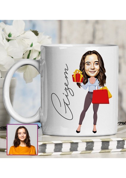 Kişiye Özel Karikatür Tasarım Kupa Bardak 95797