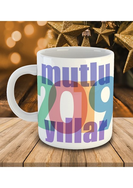 Mutlu Yıllar Temalı Kupa Bardak 80989