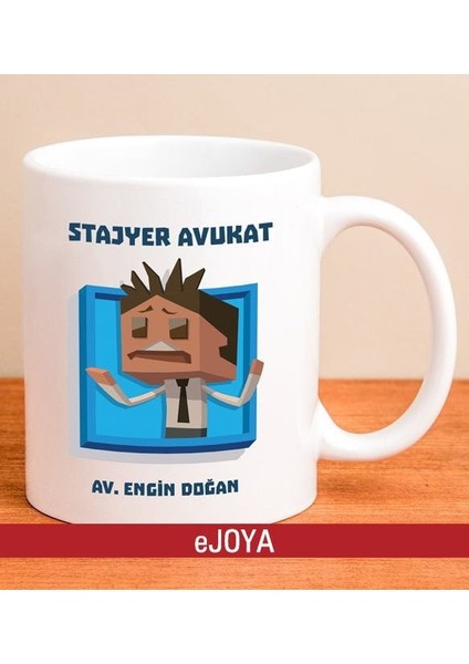 Kişiye Özel Stajer Avukat Kupa Bardak 80115