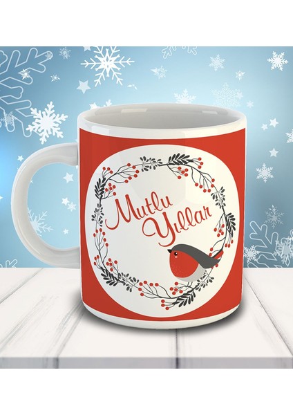 Mutlu Yıllar Temalı Kupa Bardak 80992