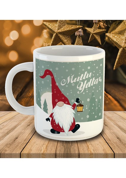 Mutlu Yeni Yıllar Temalı Kupa Bardak 80974