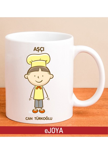 Kişiye Özel Aşçı Kupa Bardak 80129