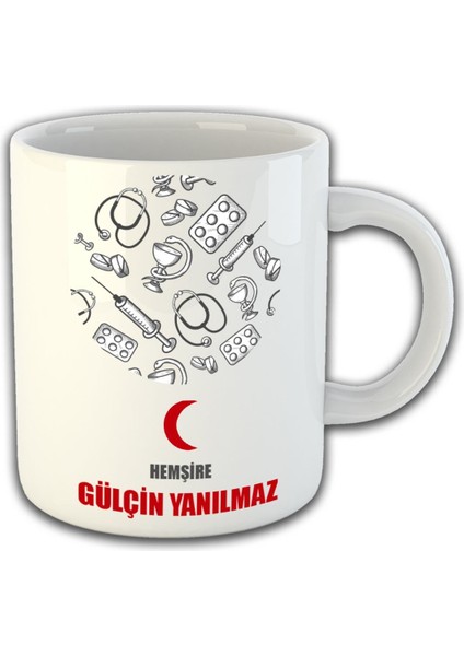 Kişiye Özel Hemşire Temalı Kupa Bardak 81466