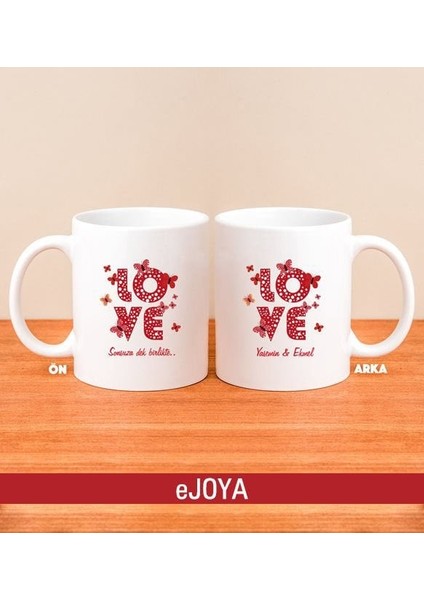 Kişiye Özel Love Mesajlı Kupa Bardak 80088