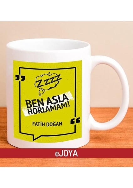 Kişiye Özel Horlamam Kupa Bardak 80085