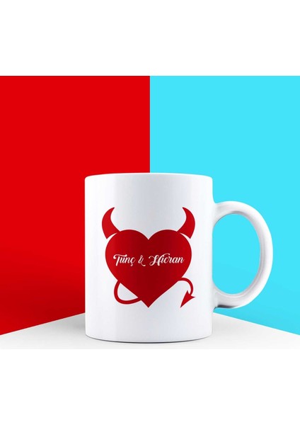 Kişiye Özel Aşk Şeytanı Kupa Bardak 85834