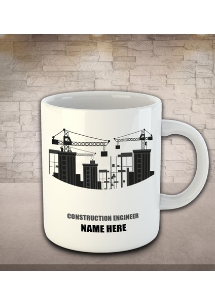 Thumb Kişiye Özel Ingilizce Inşaat Mühendisi Kupa Bardak 81835