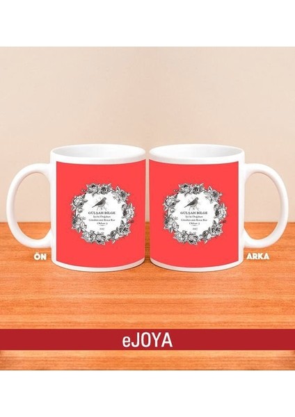 Kişiye Özel Mesajlı Kupa Bardak 80009