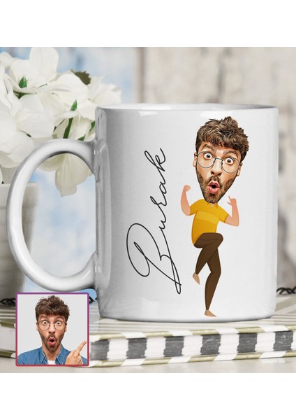 Kişiye Özel Karikatür Tasarım Kupa Bardak 95697