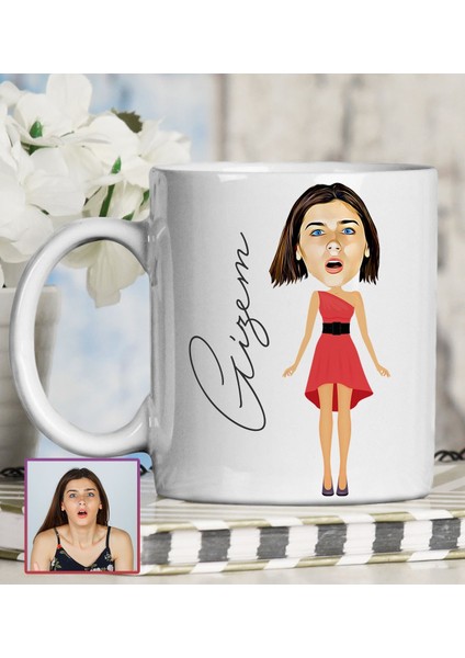 Kişiye Özel Karikatür Tasarım Kupa Bardak 95725