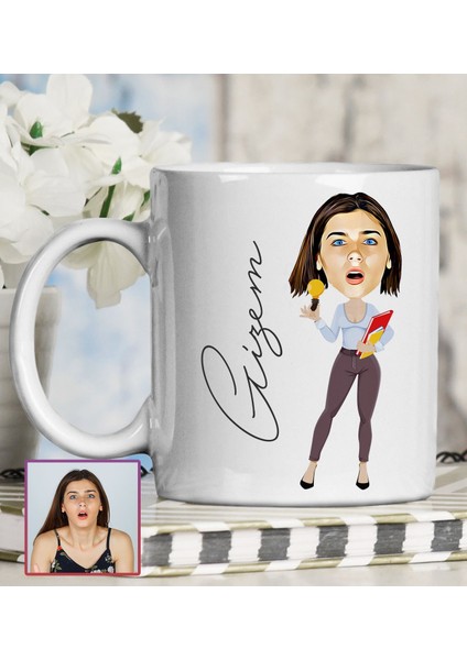 Kişiye Özel Karikatür Tasarım Kupa Bardak 95683