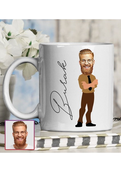 Kişiye Özel Karikatür Tasarım Kupa Bardak 95583