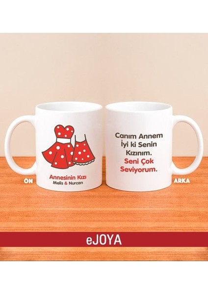 Kişiye Özel Annesinin Kızı Kupa Bardak 80030