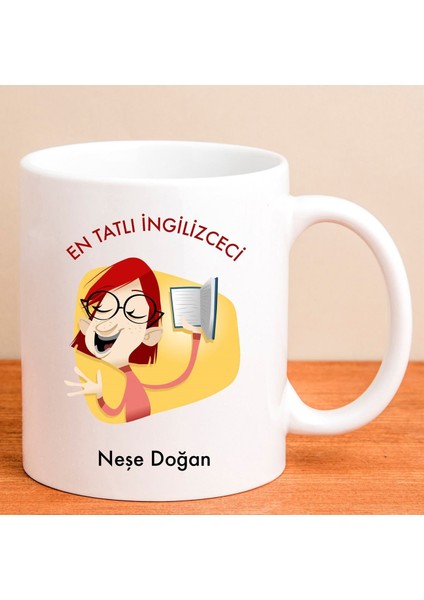 Kişiye Özel En Tatlı Ingilizceci Kupa Bardak 79975