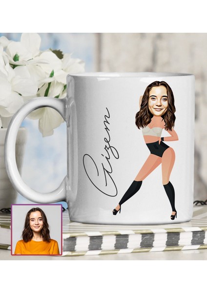 Kişiye Özel Karikatür Tasarım Kupa Bardak 95711