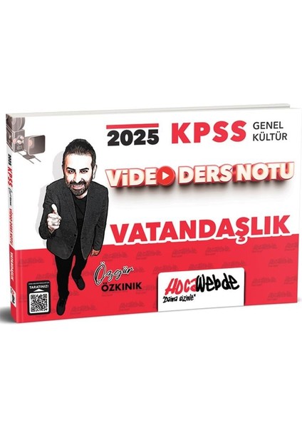 2025 KPSS Genel Kültür Vatandaşlık Video Ders Notu - Özgür Özkınık