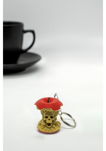 Çürümüş Kuru Kafa Elma 3D Anaharlık