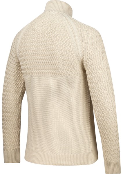 Erkek Yarım Balıkçı Yaka Triko Kazak Desenli Kol ve Bel Lastikli Çelik Örgü Regular Kalıp - 5021B modelleri