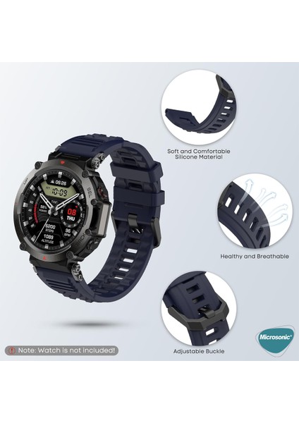 Amazfit T-Rex Ultra Kordon Silicone Sport Band Gri indirimleri