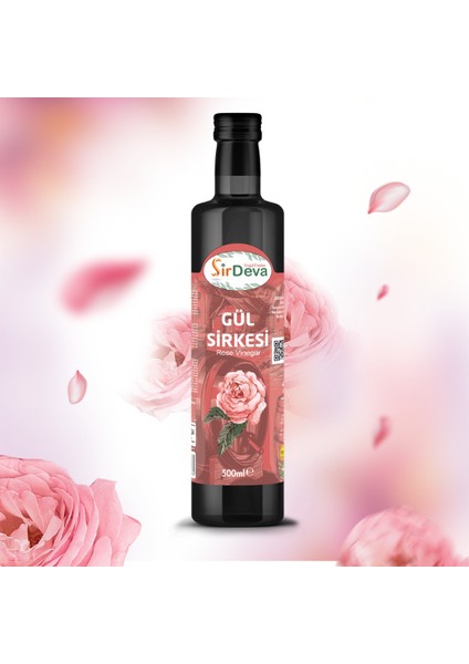 Gül Sirkesi Doğal Fermantasyon 500 ml