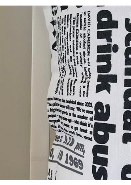 London Desenli Duck Keten Kırlent fiyatları