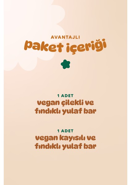 Organik Vegan Yulaf Bar Atıştırmalık Paketi - 2 Adet (2 Çeşit) modelleri