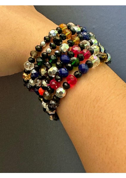 Kristal Boncuklu Dolama Kadın Bilezik Kadın Bileklik fiyatları