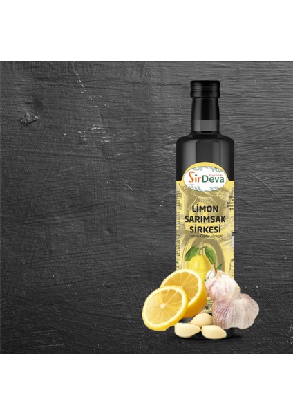 Limon Sarımsak Sirkesi Doğal Fermantasyon 500 ml