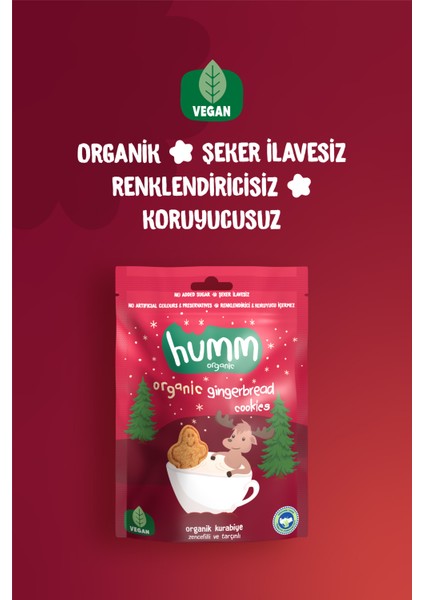 Nessiworld Humm Organik Zencefilli ve Tarçınlı Vegan Kurabiye 55 Gr fiyatları